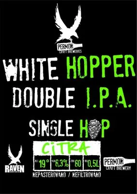 Permon White Hopper Citra Double Single Hop IPA