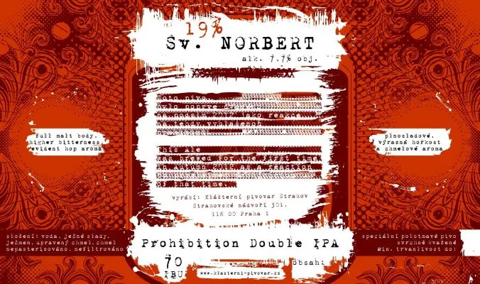 Sv. Norbert Prohibition Double IPA (2017)