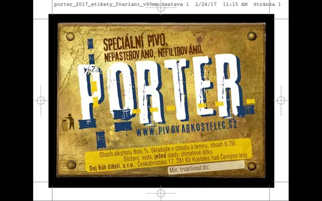 Šnajdr Porter