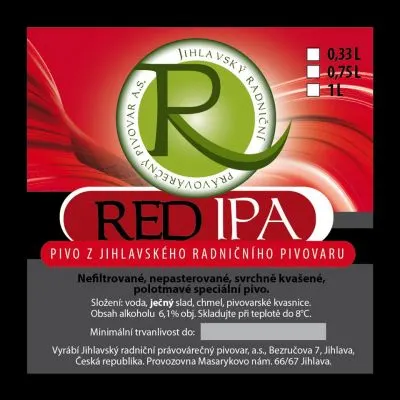 Radniční speciál Red IPA