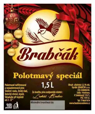 Brabčák Polotmavý speciál