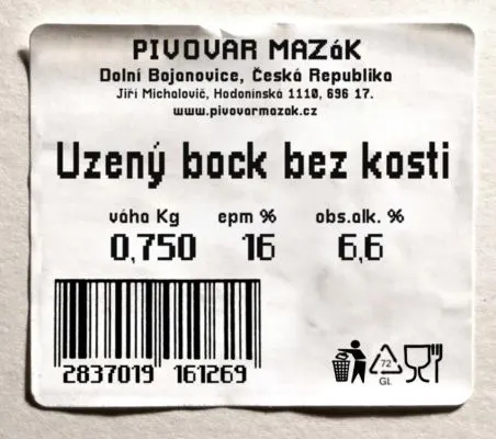 Mazák Uzený Bock bez kosti