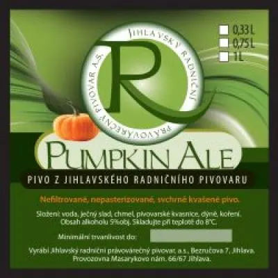 Radniční speciál Pumpkin Ale (2013)