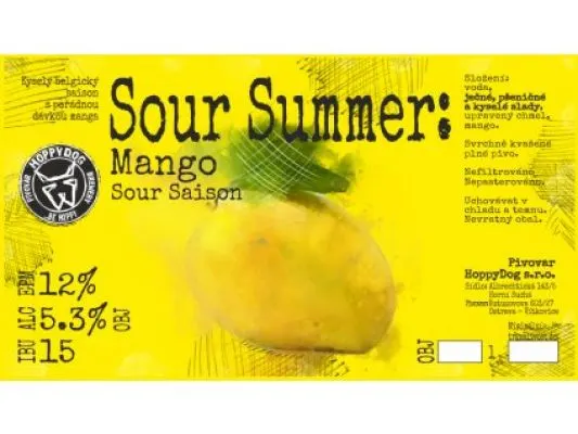 HoppyDog Sour Summer Mango