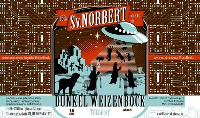 Sv. Norbert Weizenbock Dunkel (2014)