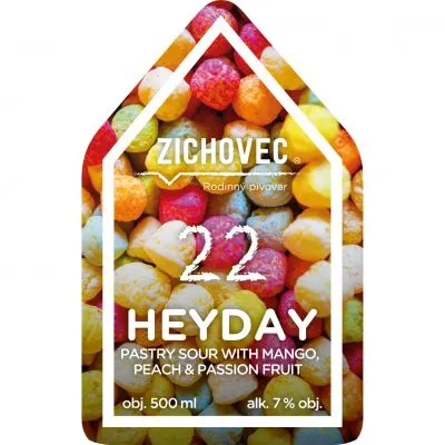 Zichovec 	Heyday Mango, Peach & Passion Fruit