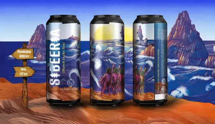 Sibeeria & Human Robot March to the Sea