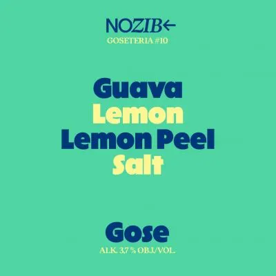 Nozib Goseteria #10 Guava + Lemon + Lemon Peel + Salt