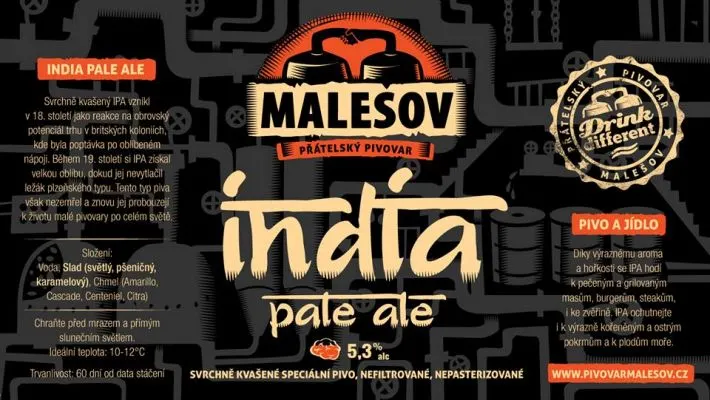 Malešov India Pale Ale (MMX)