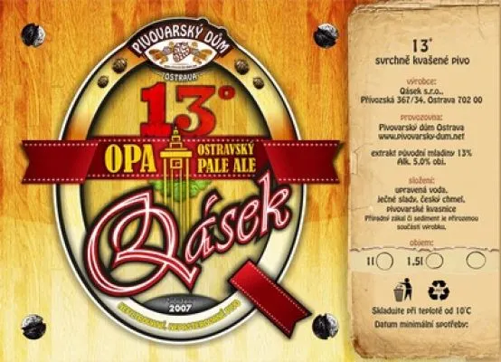 Qásek Ostravský Pale Ale